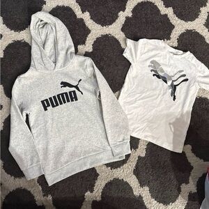 NWOT Puma hoodie and tee bundle